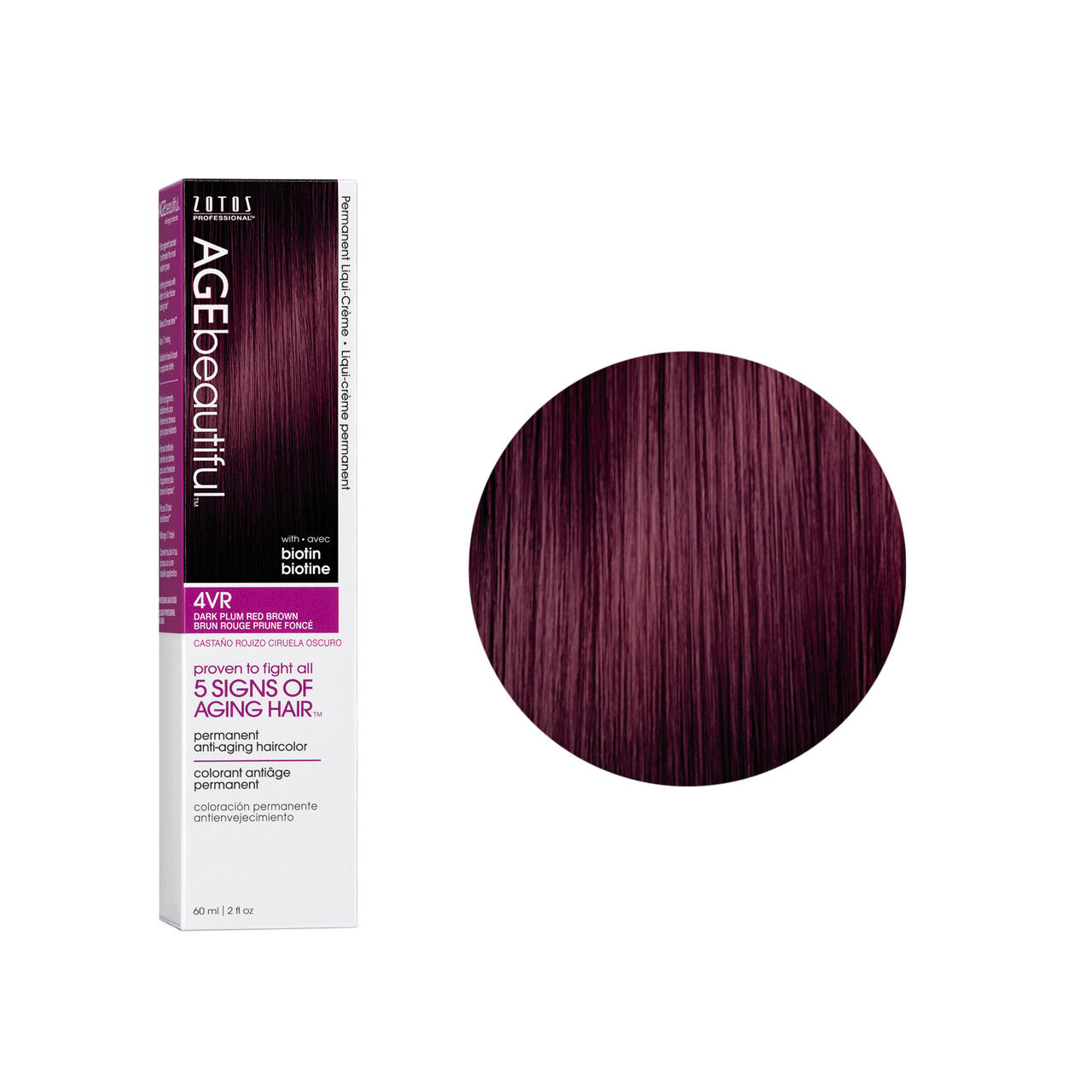 4VR Dark Plum Red Brown 60ml