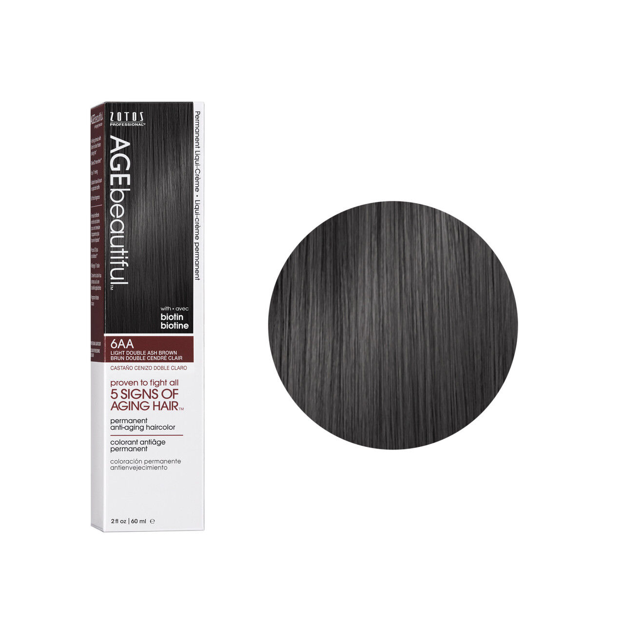 6AA Light Double Ash Brown 60ml 