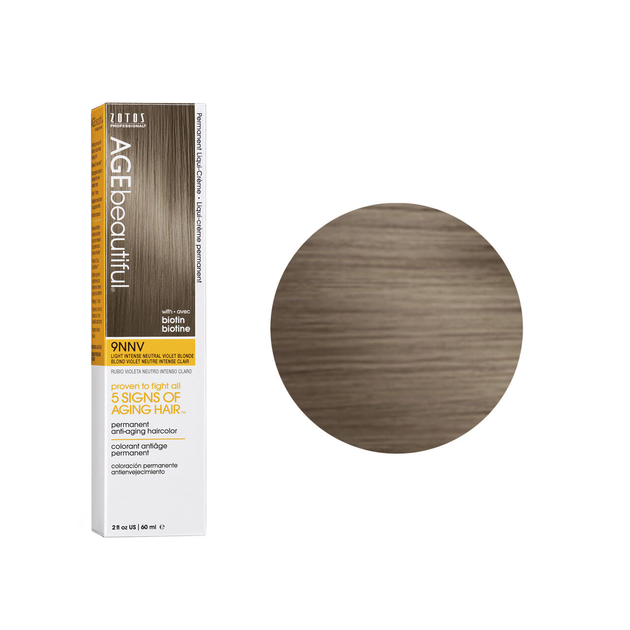 9NNV Light Intense Neutral Violet Blonde 60ml 