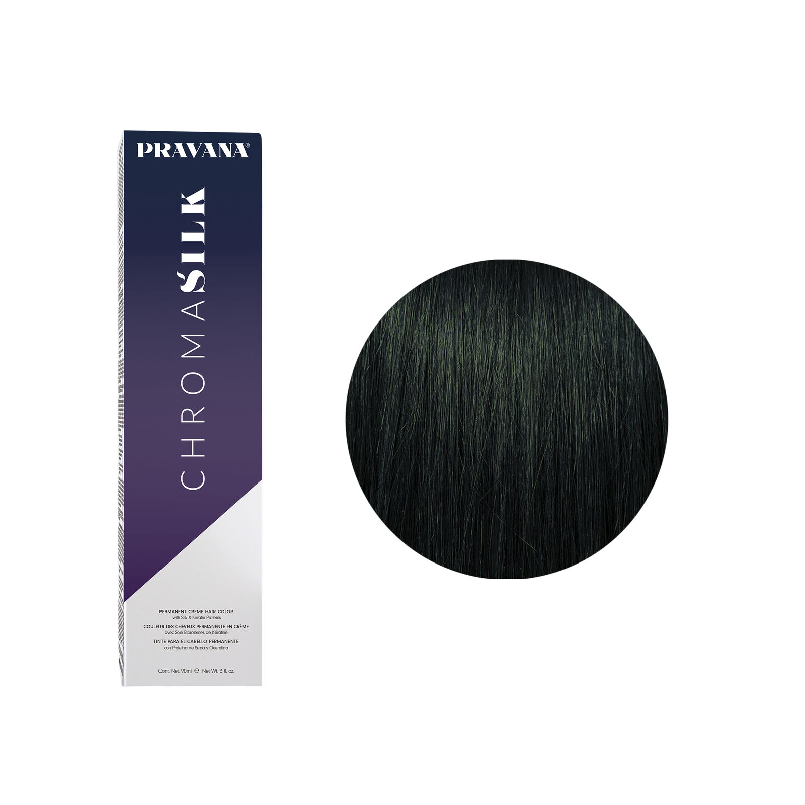 NEW Shade! ChromaSilk 3AA (3.11) Dark Intense Green Brown 90ml