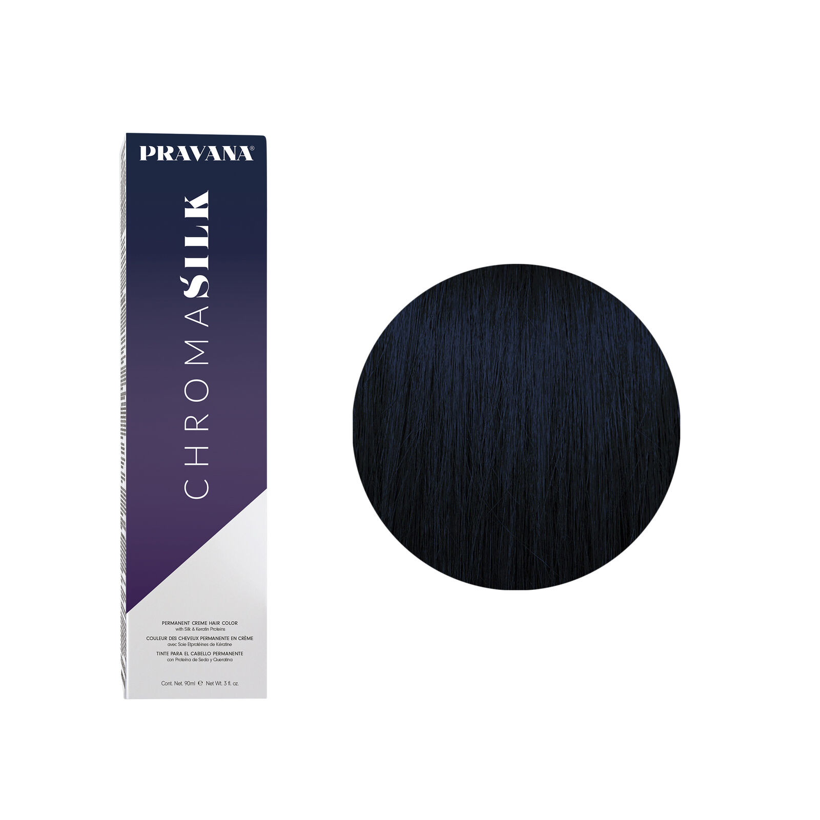 NEW Shade! ChromaSilk  3BB (3.99) Dark Intense Blue Brown 90ml