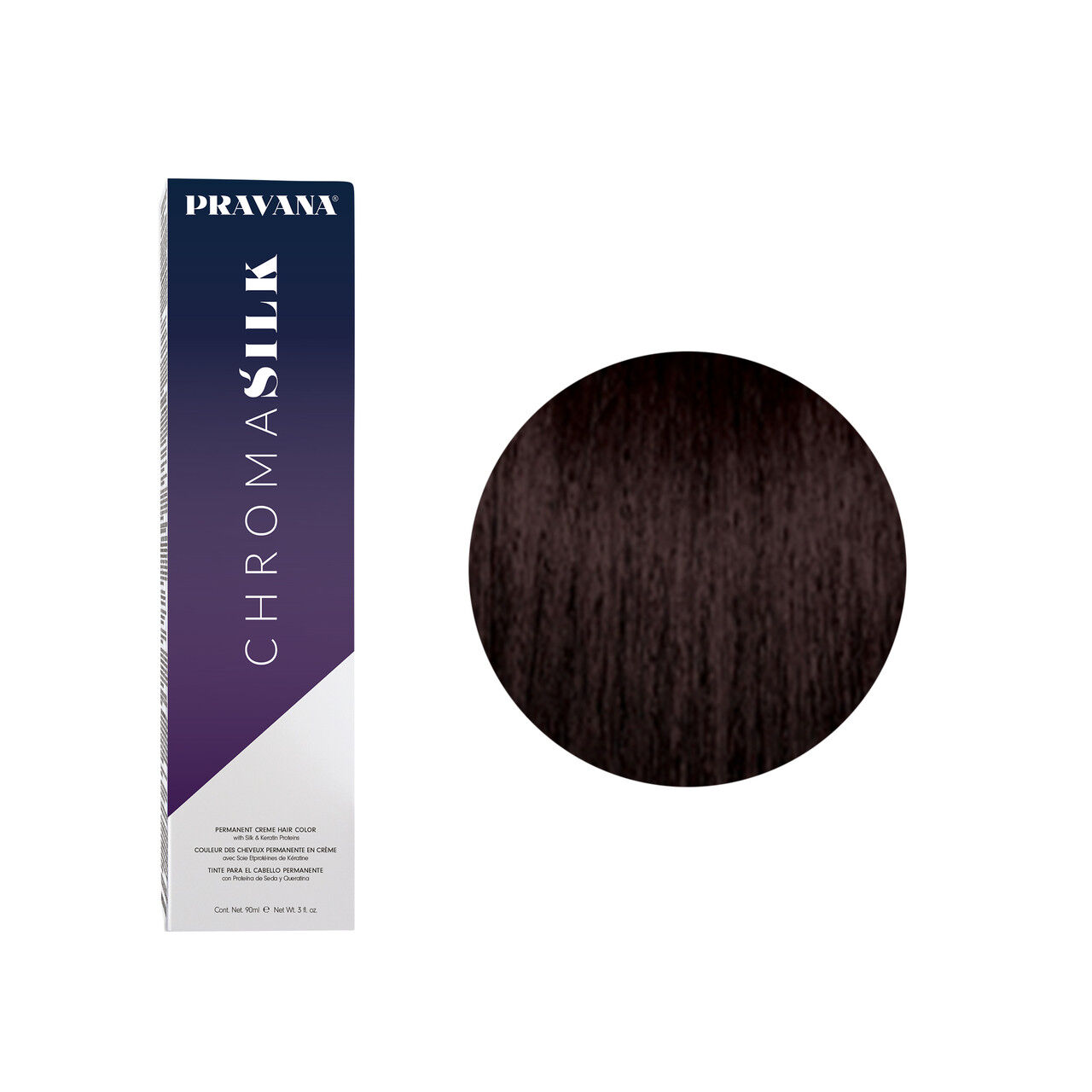 ChromaSilk 3Ntv (3.Nt7) Dark Neutral Violet Brown 90ml 