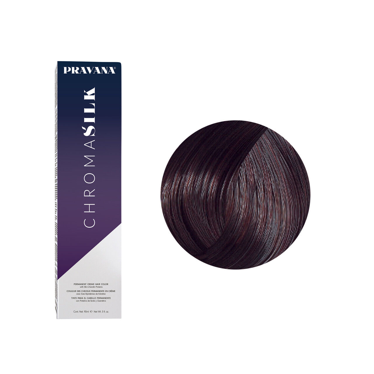 ChromaSilk 4Cm (4.45) Copper Mahogany Brown 90ml 