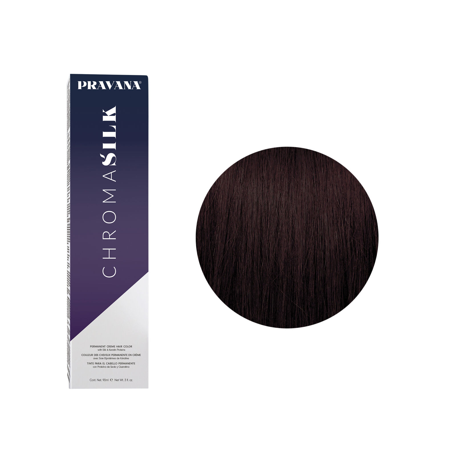 NEW Shade! ChromaSilk 4RR (4.66) Dark Intense Red Brown 90ml
