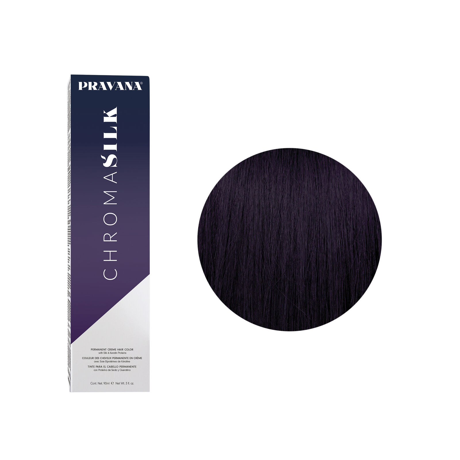 NEW Shade! ChromaSilk 4VV (4.77) Dark Intense Violet Brown 90ml
