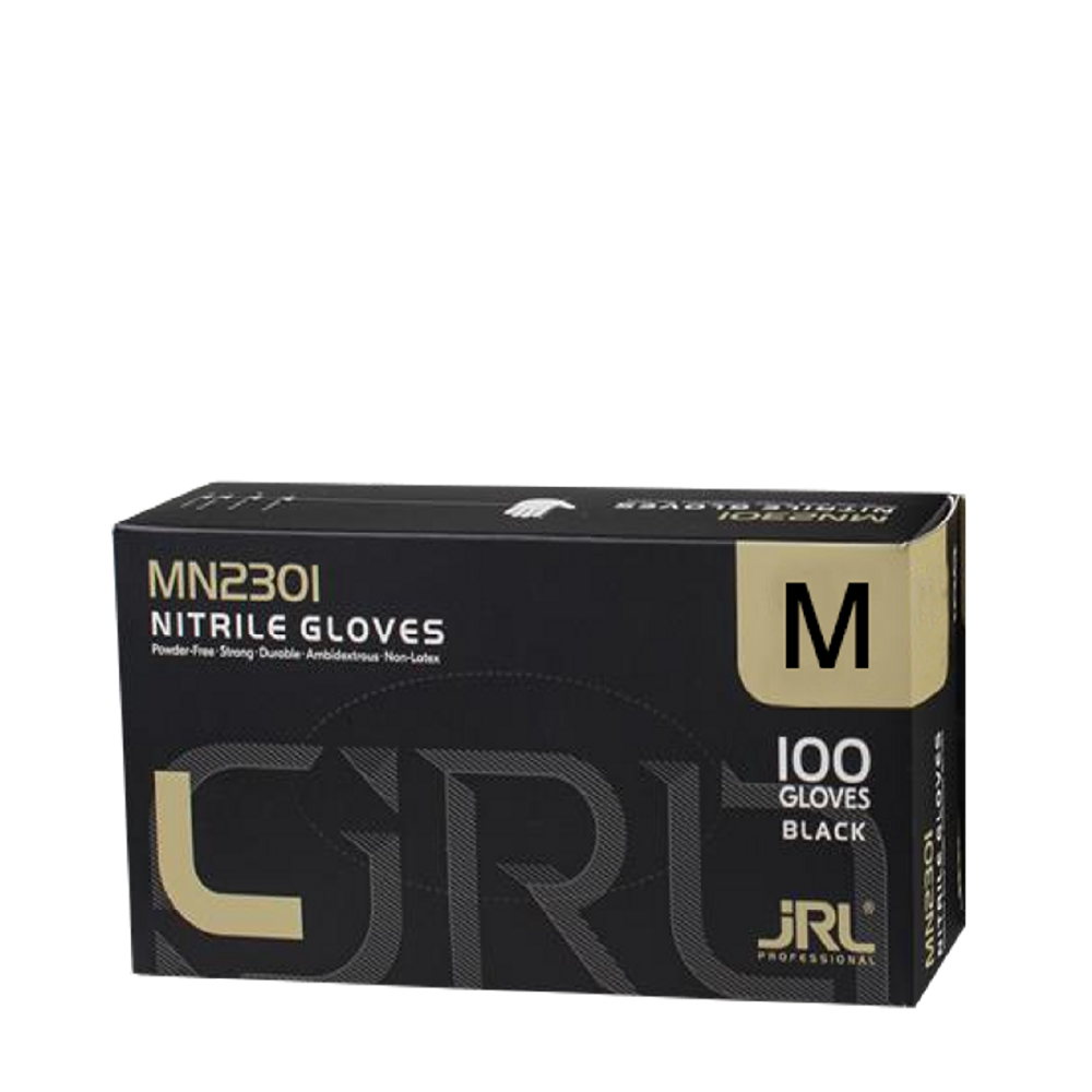 Black Nitrile Gloves (Medium)